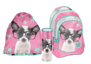 Školní set Čivava s brýlemi s pouzdrem-1