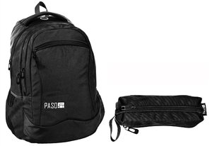 Školní set Classic black s pouzdrem-1