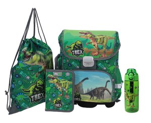 Školní set Dino (batoh, penál, vak + láhev)-10