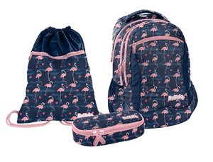 Školní set Flamingo 3dílný-1