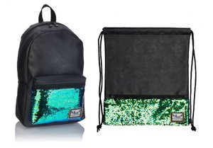 Školní set Green sequins-5