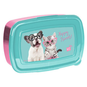 Školní set Happy friends modrý 5dílný-5