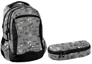 Školní set Icon šedý-1