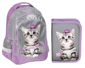 Školní set Kitty šedý-1