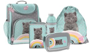 Školní set Koťátko modrý 5dílný-1