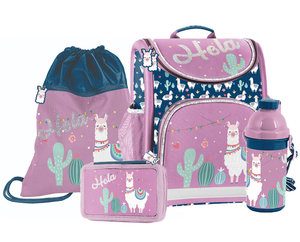 Školní set Lama s aktovkou-1