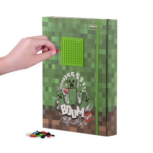 Školní set Minecraft pětidílný, s dvoukomorovým batohem-6