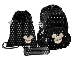 Školní set Minnie mouse černý-1