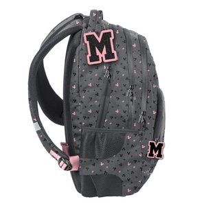 Školní set Minnie Mouse šedo-růžový, 3dílný s batohem-3