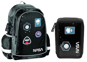 Školní set NASA černý-1