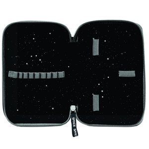 Školní set NASA černý s dvoupatrovým penálem-5