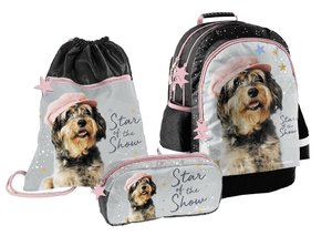 Školní set Rachael Hale černý 3dílný-1