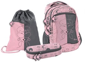 Školní set růžovo-šedý 3dílný-1