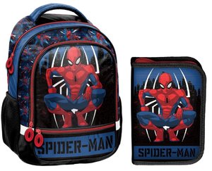 Školní set Spiderman černo-modrý-1
