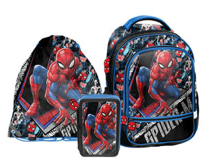 Školní set Spiderman černý-2