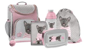 Školní set Štěně růžový 5dílný-1