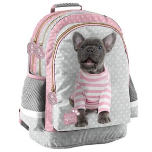 Školní set Štěně růžový s batohem-2