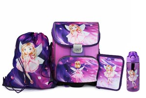 Školní set Víla (batoh, penál, vak + láhev)-13