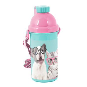 Svačinový set Happy friends modrý-3