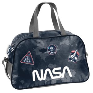 Sportovní taška NASA šedá-1