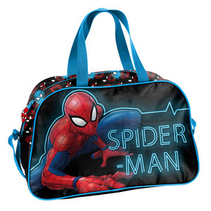 Sportovní taška Spiderman modrá-1