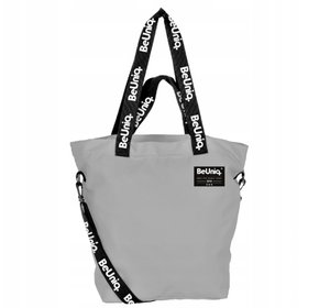 Taška přes rameno BeUniq šedá/černá-1