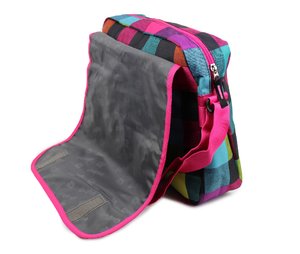 Taška přes rameno Kostka růžová-4