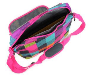 Taška přes rameno Kostka růžová-5