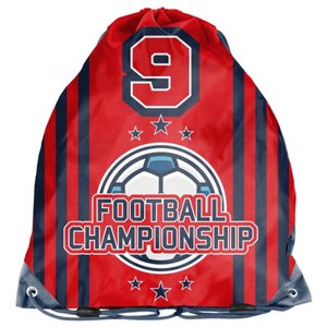 Vak na záda Football červený-1