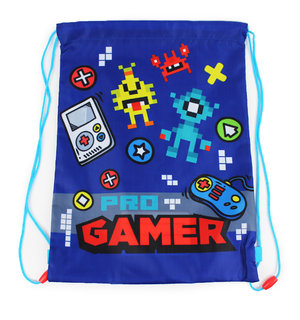 Vak na záda Gamer modrý-1