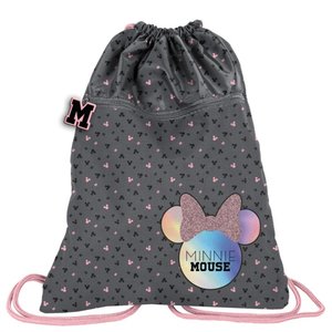 Vak na záda Minnie mouse šedý pevný-1