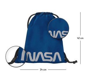 Vak na záda NASA modrý-3