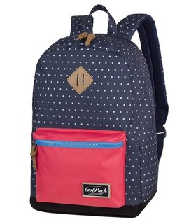 Volnočasový batoh Grasp Navy blue dots-4
