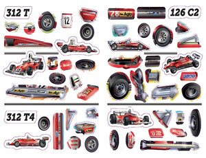 FERRARI, autá Scuderie – Kniha samolepiek-6