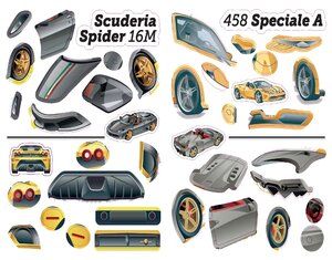 FERRARI, cestné autá – Kniha samolepiek-6