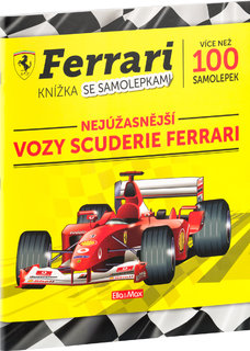 FERRARI, vozy Scuderie – Kniha samolepek-1