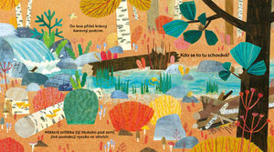 Kdo se to tu schovává? V LESE – Knížka s odklápěcími okénky-4