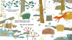 Kdo se to tu schovává? V LESE – Knížka s odklápěcími okénky-5