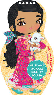 Oblékáme marocké panenky LOUNA – Omalovánky-1