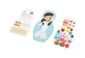 Oblékáme španělské panenky Ines - omalovánky-2