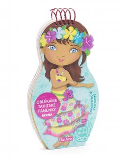 Oblékáme tahitské panenky Mohea - omalovánky-1