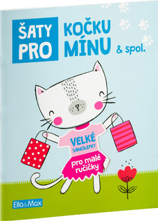 Šaty pro KOČKU MÍNU – Kniha samolepek-1