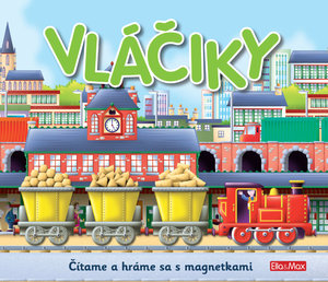 VLÁČIKY - Knižka s magnetkami-1