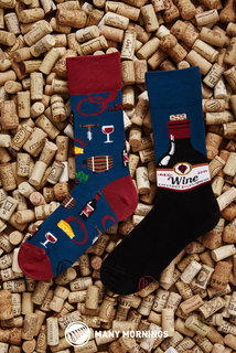 Ponožky klasik Cabernet sockvignon 39-42-3