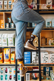 Ponožky klasik Coffe lover 39-42-3