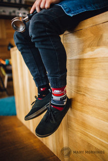 Ponožky klasik Dark espresso 43-46-2