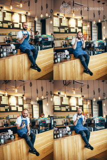 Ponožky klasik Dark espresso 43-46-3