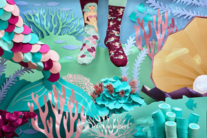 Ponožky klasik Mystic mermaid 35-38-2