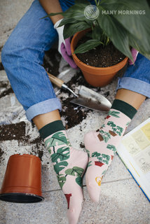 Ponožky klasik Plant lover 43-46-3