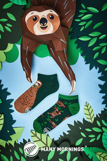 Ponožky nízké Sloth life low 35-38-2